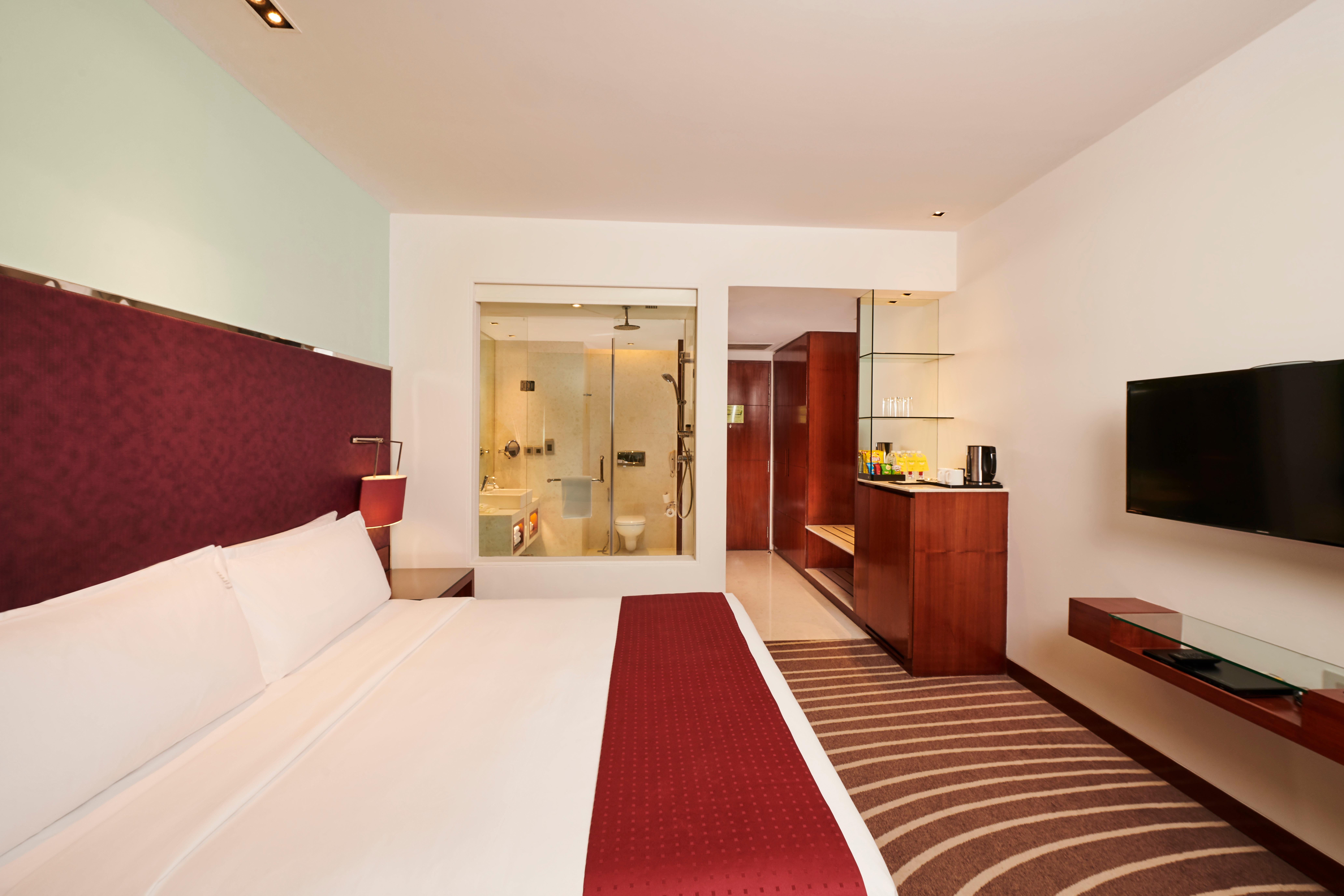 ฮอลิเดย์ อินน์ สนามบินนานาชาติมุมไบ ภายนอก รูปภาพ A room at the hotel